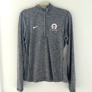 Women’s dri fit Nike 3/4 zip size M